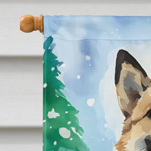 Load image into Gallery viewer, Norwegian Buhund Christmas House Flag
