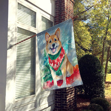 Load image into Gallery viewer, Norwegian Buhund Christmas House Flag
