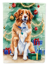 Load image into Gallery viewer, Nova Scotia Duck Toller Christmas House Flag