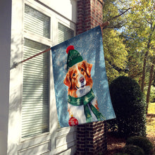 Load image into Gallery viewer, Nova Scotia Duck Toller Christmas House Flag