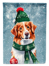Load image into Gallery viewer, Nova Scotia Duck Toller Christmas House Flag