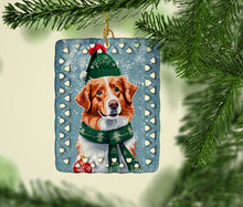 Load image into Gallery viewer, Nova Scotia Duck Toller Christmas Porcelain Ornament
