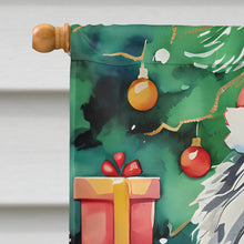 Load image into Gallery viewer, Old English Sheepdog Christmas House Flag