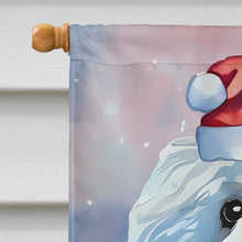 Load image into Gallery viewer, Old English Sheepdog Christmas House Flag