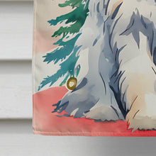 Load image into Gallery viewer, Old English Sheepdog Christmas House Flag