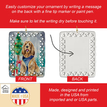 Load image into Gallery viewer, Otterhound Christmas Porcelain Ornament