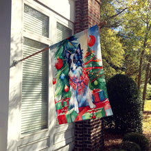 Load image into Gallery viewer, Papillon Christmas House Flag