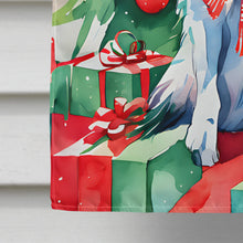 Load image into Gallery viewer, Papillon Christmas House Flag