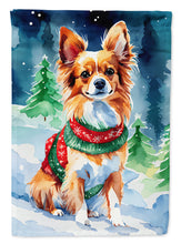 Load image into Gallery viewer, Papillon Christmas House Flag