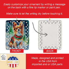 Load image into Gallery viewer, Papillon Christmas Porcelain Ornament