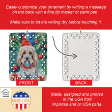 Load image into Gallery viewer, Petit Basset Griffon Vendeen Christmas Porcelain Ornament