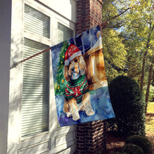 Load image into Gallery viewer, Petit Basset Griffon Vendeen Christmas House Flag