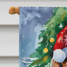 Load image into Gallery viewer, Petit Basset Griffon Vendeen Christmas House Flag