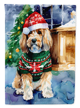 Load image into Gallery viewer, Petit Basset Griffon Vendeen Christmas House Flag