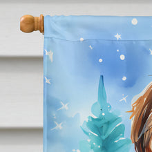 Load image into Gallery viewer, Petit Basset Griffon Vendeen Christmas House Flag