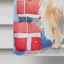 Load image into Gallery viewer, Pomeranian Christmas House Flag