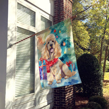 Load image into Gallery viewer, Poodle Christmas House Flag