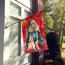 Load image into Gallery viewer, Poodle Christmas House Flag
