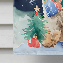 Load image into Gallery viewer, Poodle Christmas House Flag
