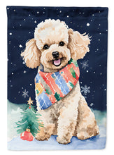 Load image into Gallery viewer, Poodle Christmas House Flag