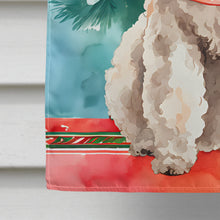 Load image into Gallery viewer, Poodle Christmas House Flag