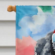 Load image into Gallery viewer, Poodle Christmas House Flag