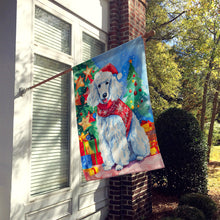 Load image into Gallery viewer, Poodle Christmas House Flag