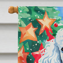 Load image into Gallery viewer, Poodle Christmas House Flag