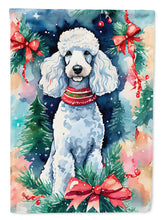 Load image into Gallery viewer, Poodle Christmas House Flag