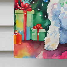 Load image into Gallery viewer, Poodle Christmas House Flag