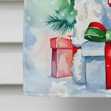 Load image into Gallery viewer, Poodle Christmas House Flag