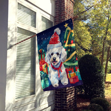 Load image into Gallery viewer, Poodle Christmas House Flag
