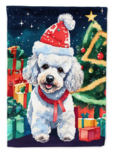 Load image into Gallery viewer, Poodle Christmas House Flag