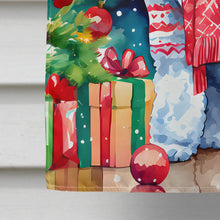Load image into Gallery viewer, Poodle Christmas House Flag