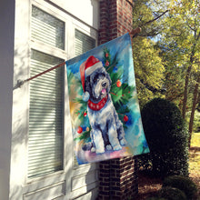 Load image into Gallery viewer, Portuguese Water Dog Christmas House Flag