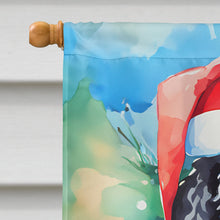 Load image into Gallery viewer, Portuguese Water Dog Christmas House Flag