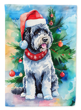 Load image into Gallery viewer, Portuguese Water Dog Christmas House Flag