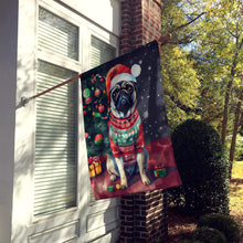 Load image into Gallery viewer, Pug Christmas House Flag