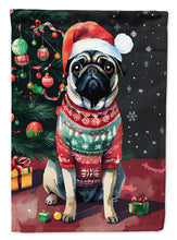 Load image into Gallery viewer, Pug Christmas House Flag