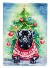 Load image into Gallery viewer, Pug Christmas House Flag