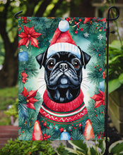 Load image into Gallery viewer, Pug Christmas Garden Flag – Cozy Dog Holiday Decor with Tree &amp; Presents