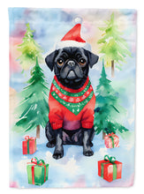 Load image into Gallery viewer, Pug Christmas Garden Flag – Cozy Dog Holiday Decor with Tree &amp; Presents