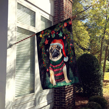 Load image into Gallery viewer, Pug Christmas House Flag