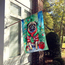 Load image into Gallery viewer, Pug Christmas House Flag