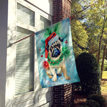 Load image into Gallery viewer, Pug Christmas House Flag