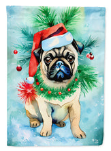 Load image into Gallery viewer, Pug Christmas House Flag