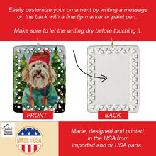 Load image into Gallery viewer, Puli Christmas Porcelain Ornament