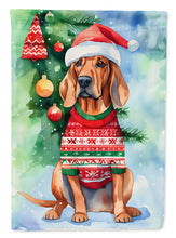 Load image into Gallery viewer, Redbone Coonhound Christmas House Flag