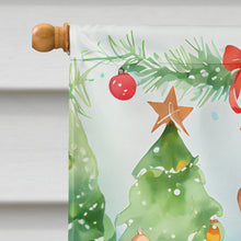 Load image into Gallery viewer, Redbone Coonhound Christmas House Flag