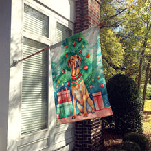 Load image into Gallery viewer, Rhodesian Ridgeback Christmas House Flag